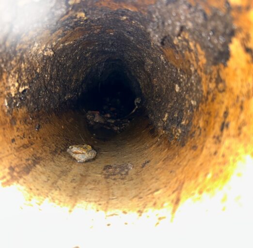 CCTV inspection used before sewer pipe relining work