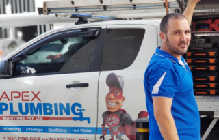 Apex plumbing services co founder Oskar Akin