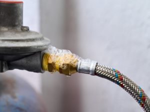 A blocked gas line can cause a gas appliance to malfunction, leading to gas leaks.