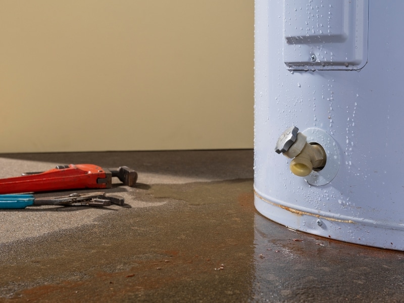 Repair water heater leaks to prevent damage and restore efficient operation. 
