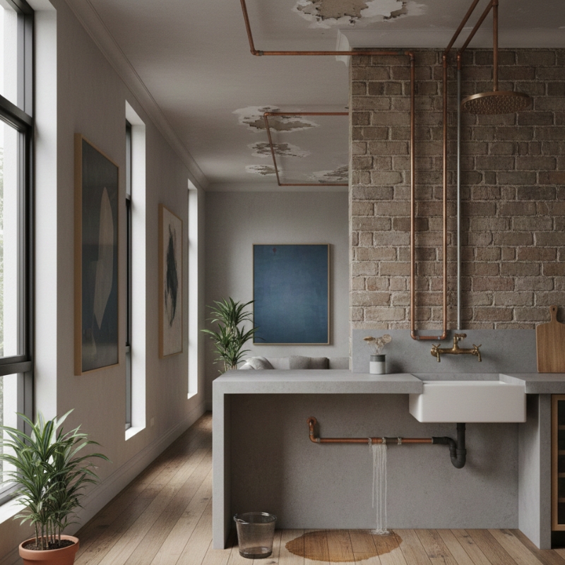 Urgent plumbing problem in a Sydney home showing early warning signs