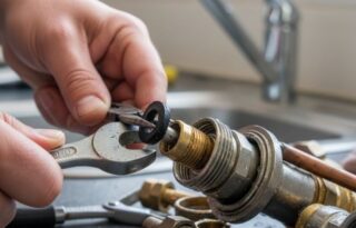 Tap washer replacement carried out by a licensed plumber