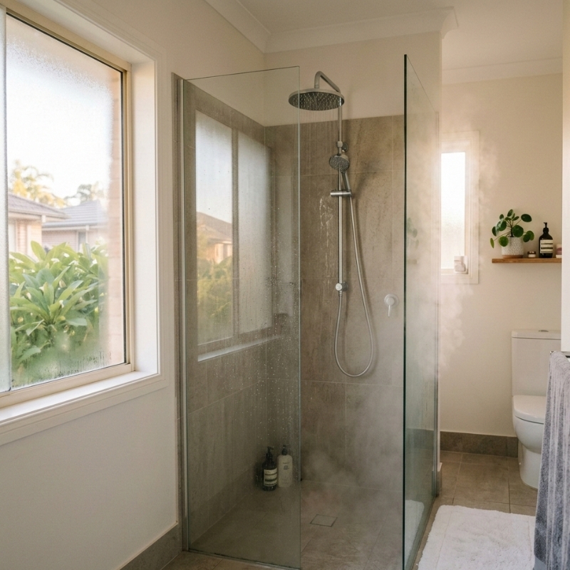 Sydney bathroom shower with inconsistent hot water temperature issue