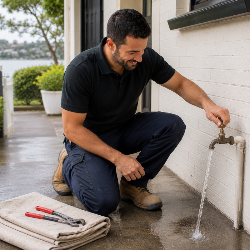 Completed Bayside repair tested and the area left clean