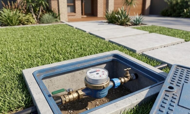 Water meter showing a hidden water leak in a Sydney home