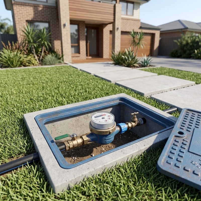 Water meter showing a hidden water leak in a Sydney home