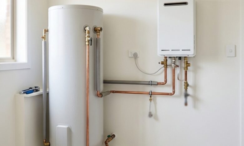 Storage and continuous flow hot water systems